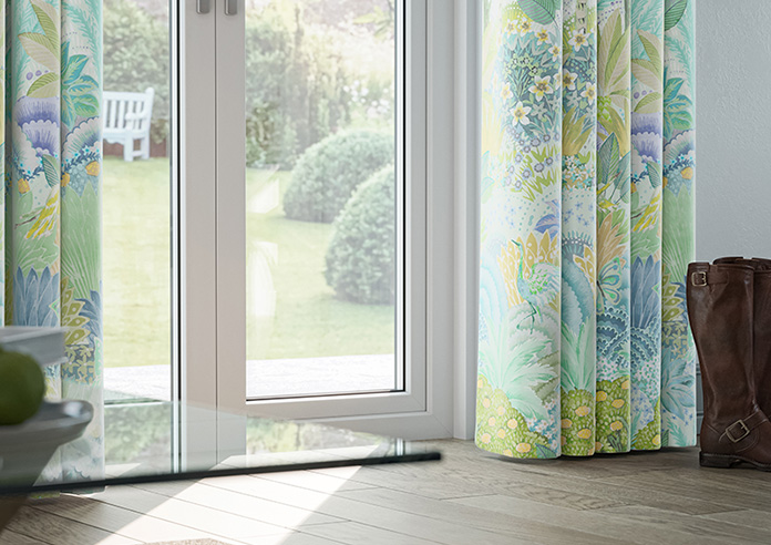 Kolkata Velvet, Spring Mist - Made to Measure Curtain - Image 5